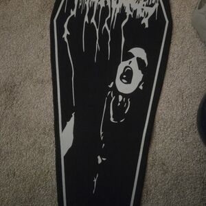Coffin Graphic Door Mat